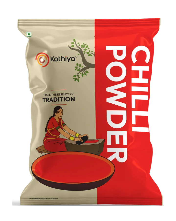 Kothiya Chilli Powder pouch packaging