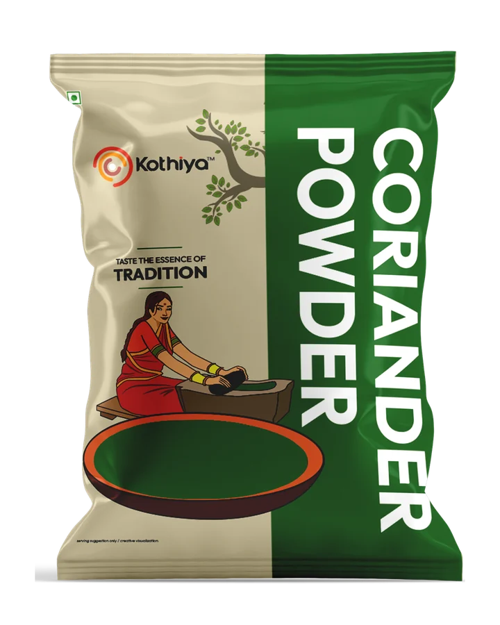 Kothiya Coriander Powder pouch packaging