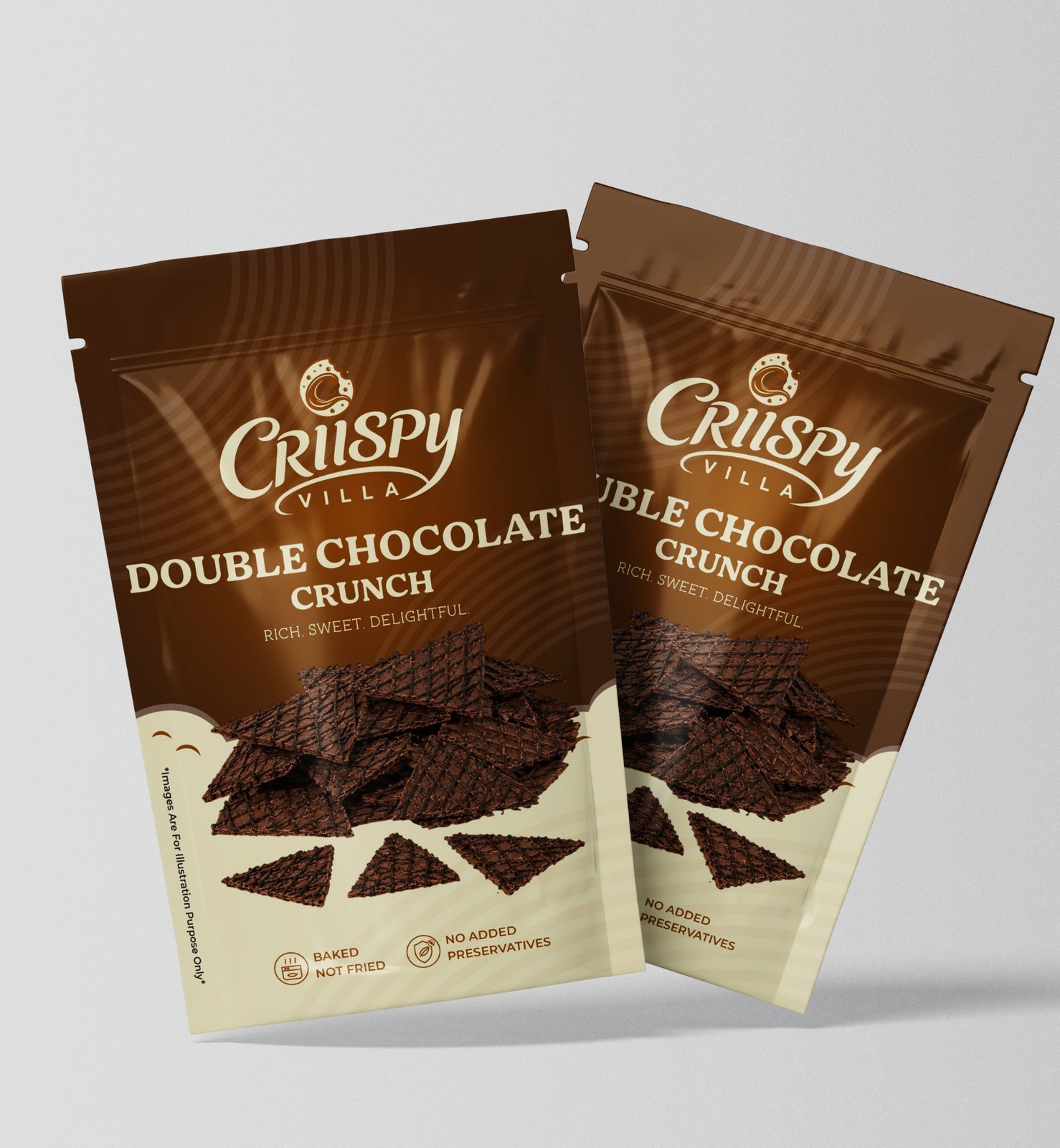 Crispy Villa packaging design project